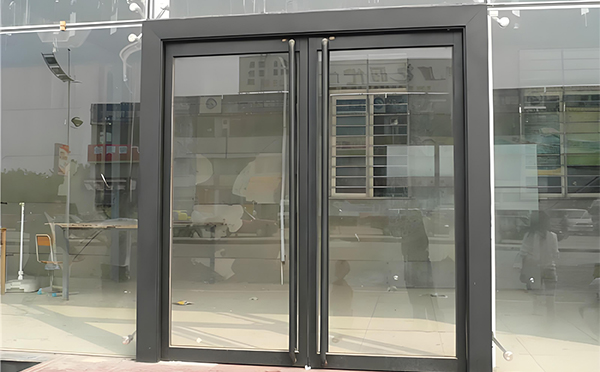 新疆玻璃地弹门