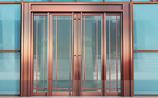 新疆玻璃地弹门